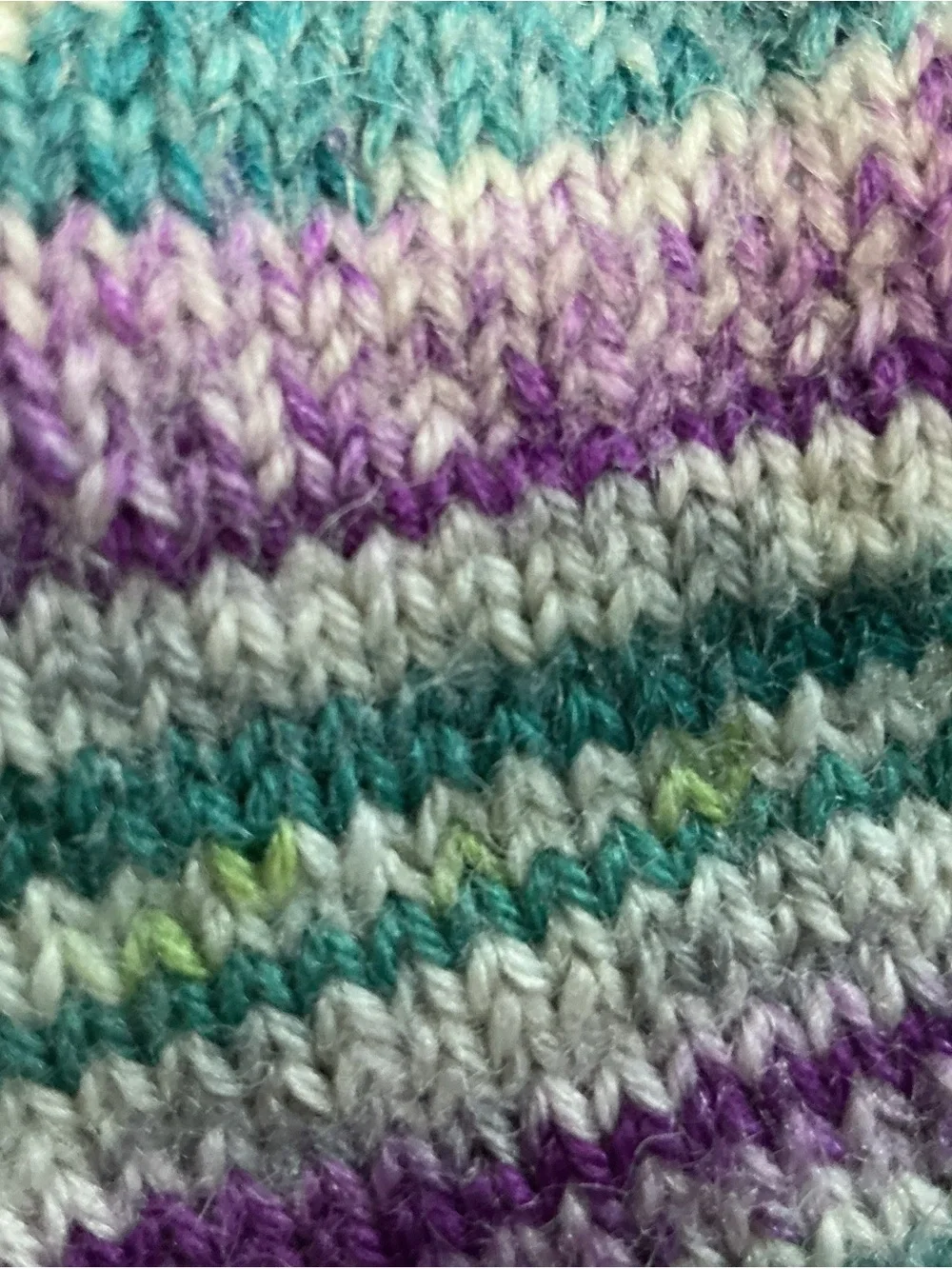 Sybil Shorties handcrafted purple green wool blend below ankle socks 7-8.5 NWT